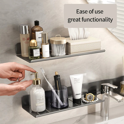 Badezimmerregal, Badezimmerregal, Toilettenlagerregal, Toilette, Küchenraum, Aluminium, zum Aufhängen an der Wand, stanzfreies Regal