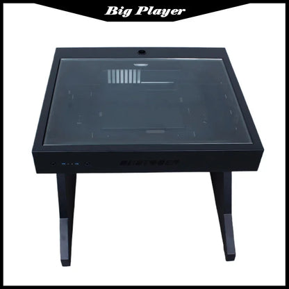 Computergehäuse für große Spieler, All-in-One-Tisch, hochwertiger Desktop, vollständig transparent, großes Gehäuse, cooler wassergekühlter Sci-Fi-Spieltisch