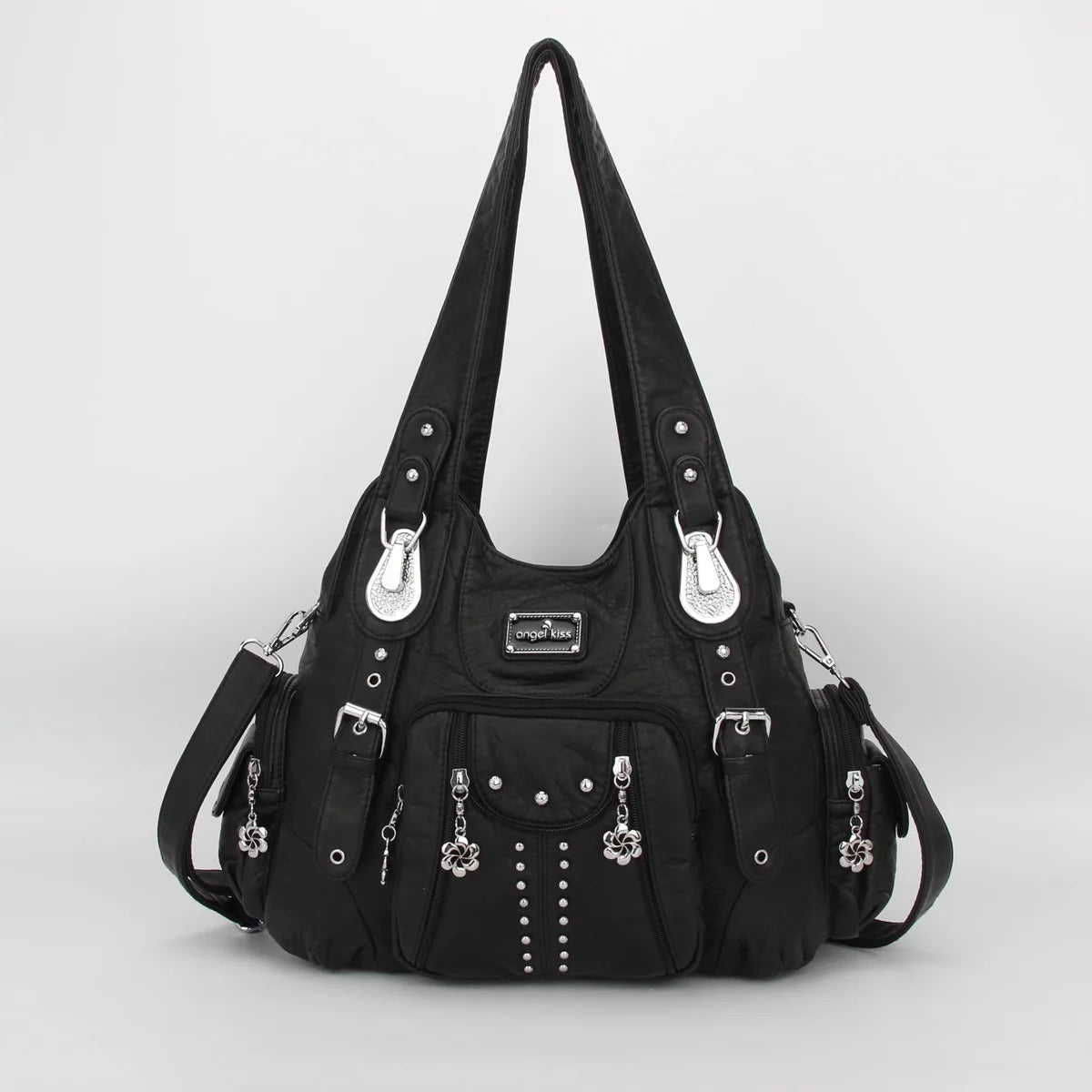 Angel kiss Bag Women Fashion Handbags PU Leather Shoulder Bags Female Satchel Big-capacity Shoulder Purse Bag bolsa feminina.