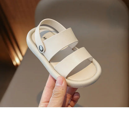 Toddlers Boys Girls Sandals Summer New Children Casual Beach Shoes Kids Fashion Sandals Anti-sliperry Soft-soled Sports Sandals.