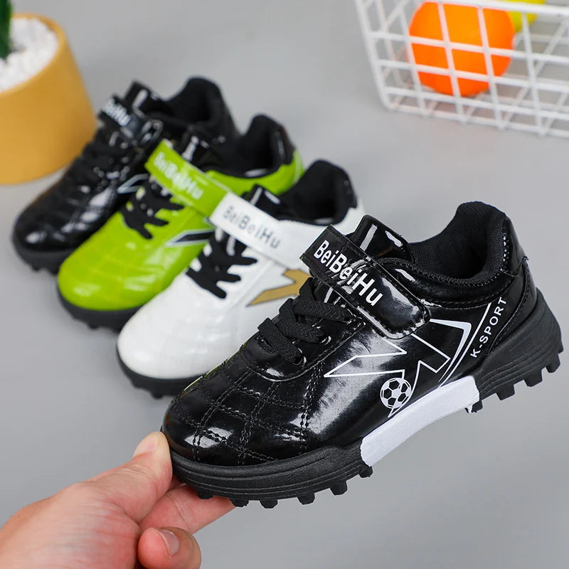 Soccer Cleats for Kids 2024 New Children Football Cleats Fashion Firm Ground Soccer Shoes