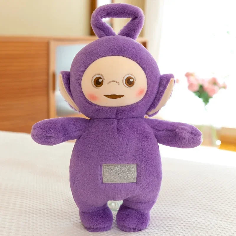 MINISO Teletubbies cartoon doll plush toy soothing doll receiver cute doll decoration boy and girl birthday Halloween gift..