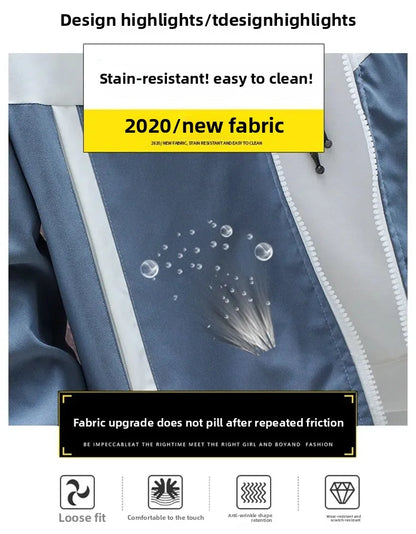 New Men's Sportswear Set Casual Loose Fit Sweatpants with Drawstring Two-Piece Korean Style Autumn Collection.