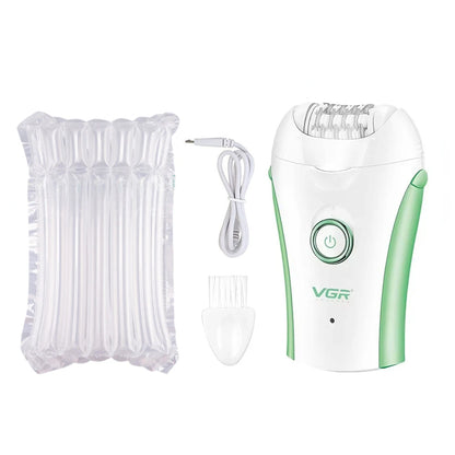 VGR Hair Remover Professional Epilator Electric Leg Body Rechargeable Underarms Portable Two Speeds Epilator for Women V-705.
