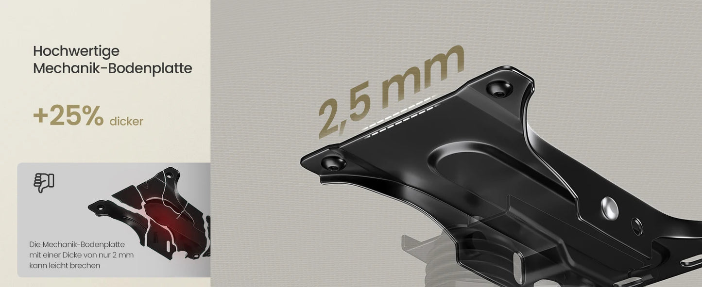 SONGMICS Bürostuhl, Schreibtischstuhl, Drehstuhl mit Netzspannung, ergonomisch, gepolsterte Lendenstütze, Wippfunktion