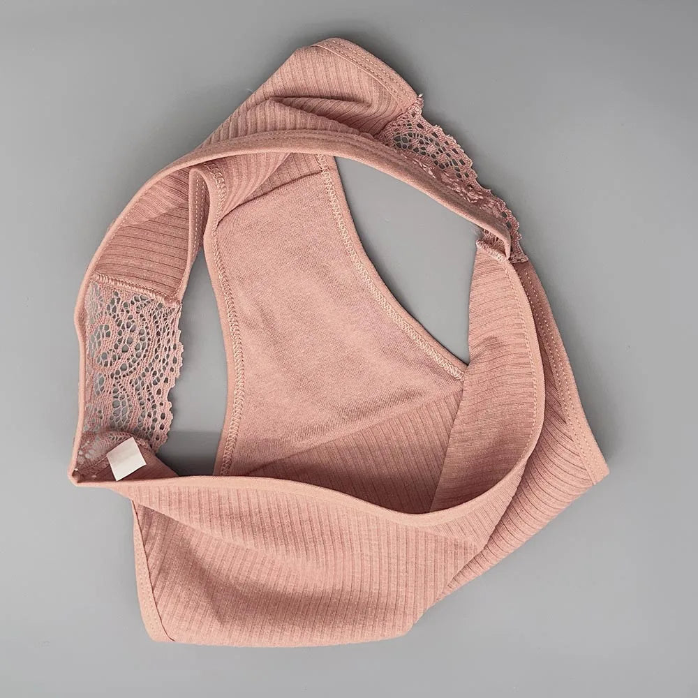 Moonflame 5 Pcs Seamless Cotton Briefs Sport Comfortable Solid Color Women's Panties.