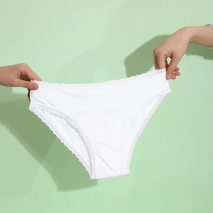 Women Sexy Lace Leak Proof Menstrual Period Panties Physiological Antibacterial Briefs Pants Leakproof Female Period Underwear