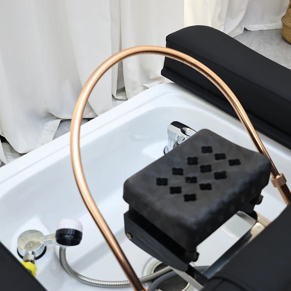 XinSheng 2025 Head SPA Massagebett, Shampoo-Betten mit Wasserzirkulation und Begasung, Massagetisch, Friseursalonmöbel