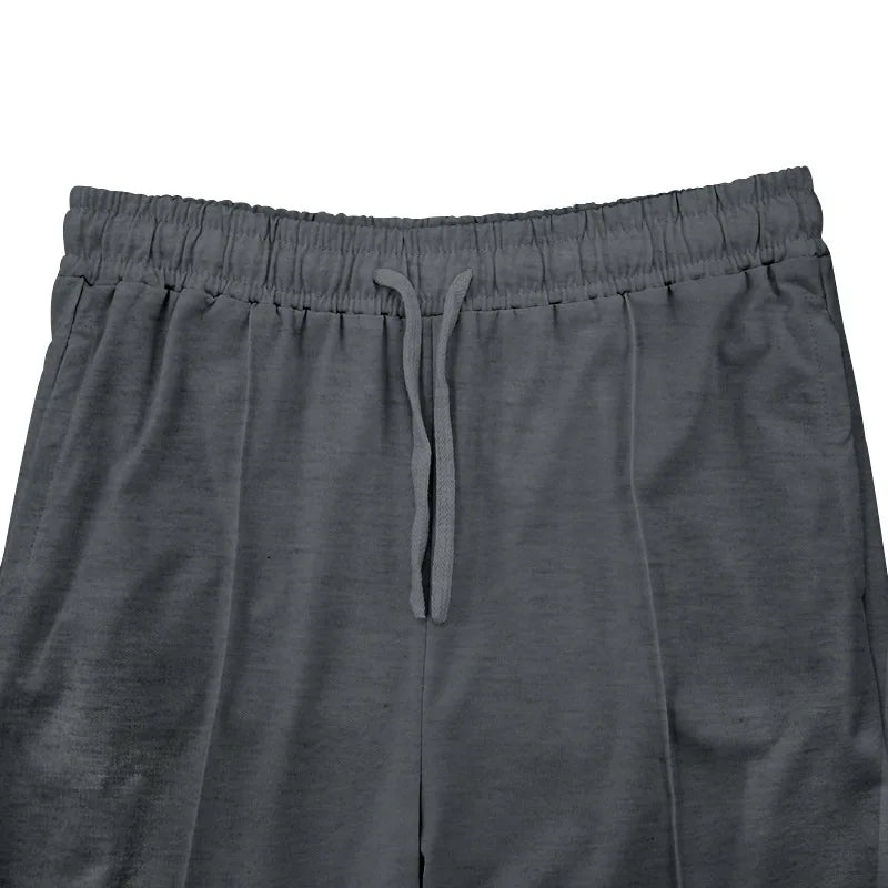 Cross-border spring and autumn thin men's sports and leisure drawstring loose jogging trend trousers sweatpants