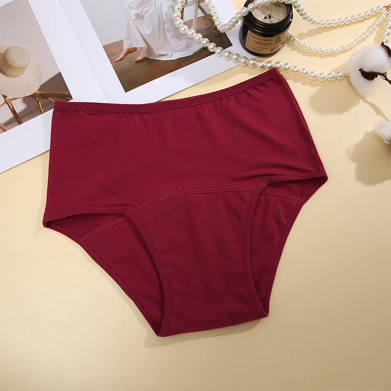 Women's Menstrual Panties High Waisted 5-layer Physiological Periods Pants Ultra Intimates Female Underwear Breathable Lingerie