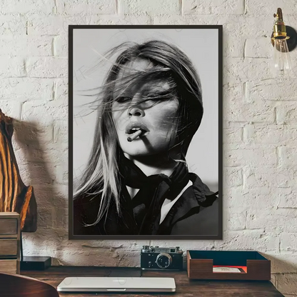 Kate Moss Fashion Modern Art Poster HD art sticky wall waterproof home living room bedroom bar aesthetic decoration.