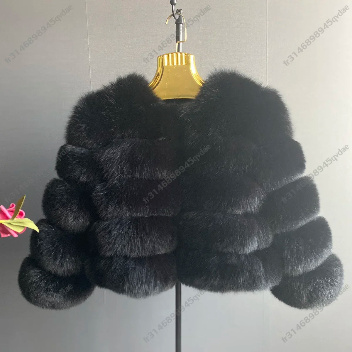 Damen Pelzmantel Damen Fuchspelzmantel Natürlicher Fuchsmantel Damen Werbeartikel Original echte europäische und amerikanische Modelle