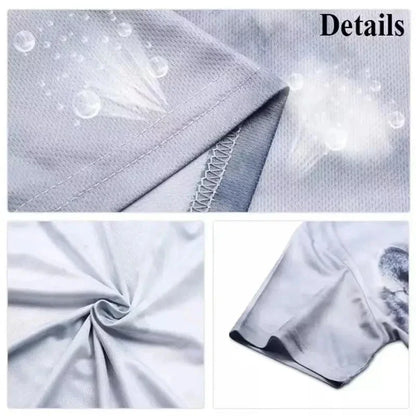 Men's 2024 Summer New Fashionable Sports Quick Drying 3D Printed Number Jersey Oversize Breathable Short Sleeve T-shirts.