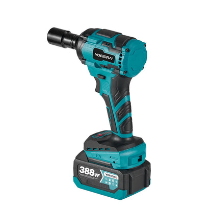 YOFIDRA 1/2 "1000N.M Bürstenlosen Elektrischen Schlagschrauber Handheld Cordless Auto Schraubendreher Bohrer Steckschlüssel Set Für Makita Batterie Pin