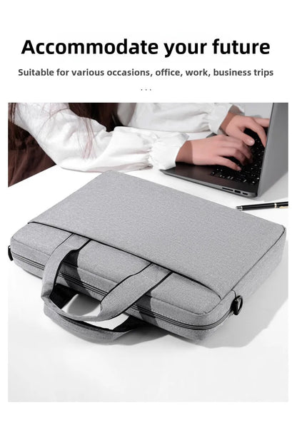 Laptop Bag Sleeve Case Shoulder HandBag Notebook Pouch Briefcases for 14 15 17 Inch Macbook Air Pro HP Huawei Asus Dell Xiaomi.