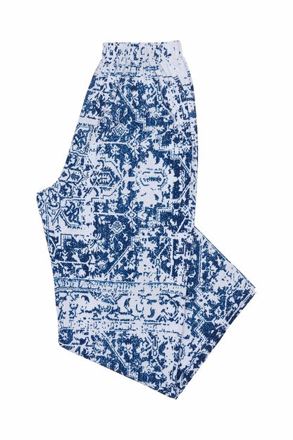 American Retro Thin Pants Men's Summer Breathable Quick Drying Loose Sports Pants Fitness Casual Digital Printed Pants.