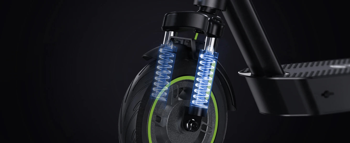 Isinwheel S10plus (ABE) Adult Electric Scooter 500W Motor 36V 15Ah Battery 10" Pneumatic Tires City Commuter Electric Scooter.