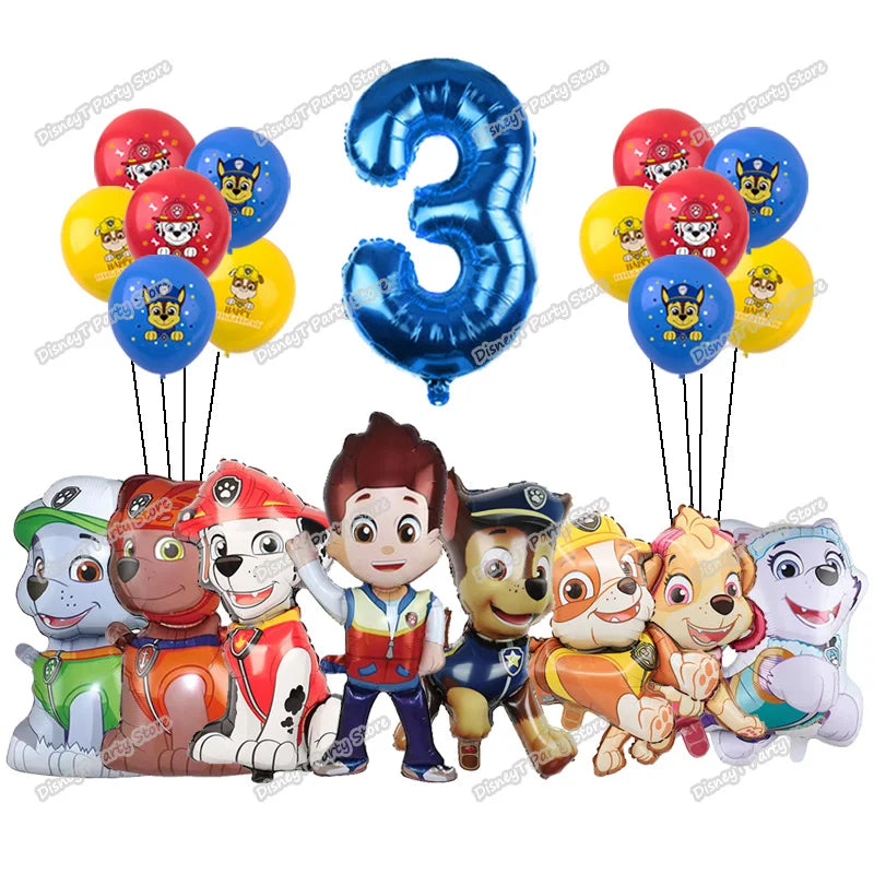 PAW Patrol Geburtstag Party Dekoration Neue Version Ballon Set Einweg Geschirr Kid Event Liefert Banner Hintergrund Geschenk