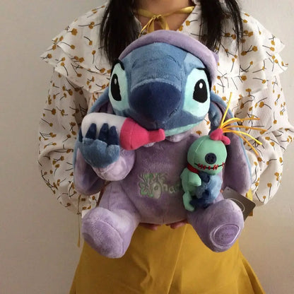 Disney 40 cm Cartoon cute Lilo and Stitch plush toys  Creativity Stuffed Plush Doll Toys Kids Birthday girlfriend Gift.