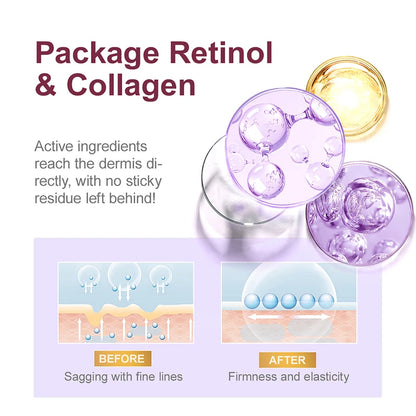 Anti-Wrinkle Retinol Face Serum Collagen Anti-Aging Lifting Firming Hyaluronic Acid Facial Serum Skin Care 30ml.