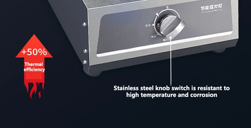 Furious Fire Stove Commercial Single Stove Liquefied Gas Stove Stir-frying High pressure stove stainless steel desktop gas stove.