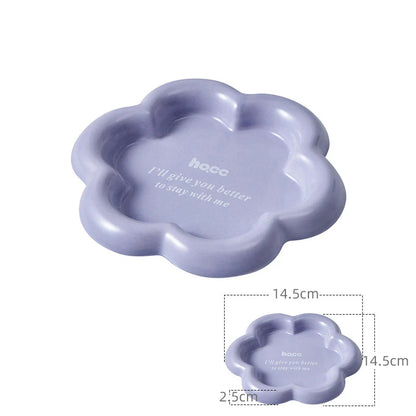 Cat Ceramic Food Basin Pet Small Size Canned Snack Feeding Dish Bowls Puppy Cute Eating Feeders Kitten Supplies