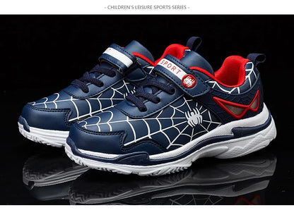 Luxury Kids Shoes Boys Sneakers PU Leather Children Sneakers 2023 New Fashion Casual Sports Tennis Shoes for Boy.