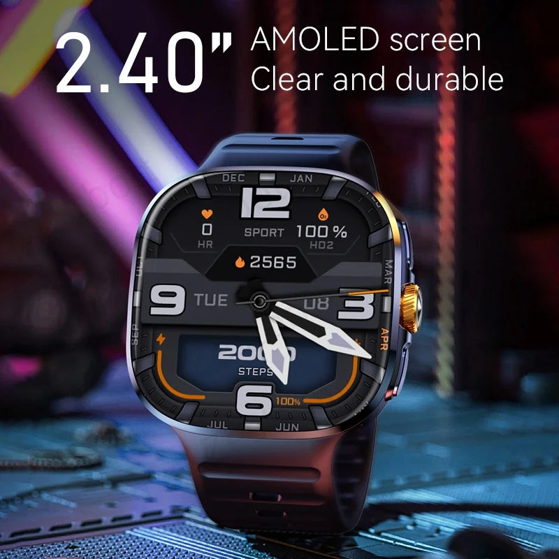 New M99 5G Cellular Version Smartwatch 2.4inch Amoled Larger Screen Android Smart Watch With Rotary Camera Sim Card Slot WIFI.