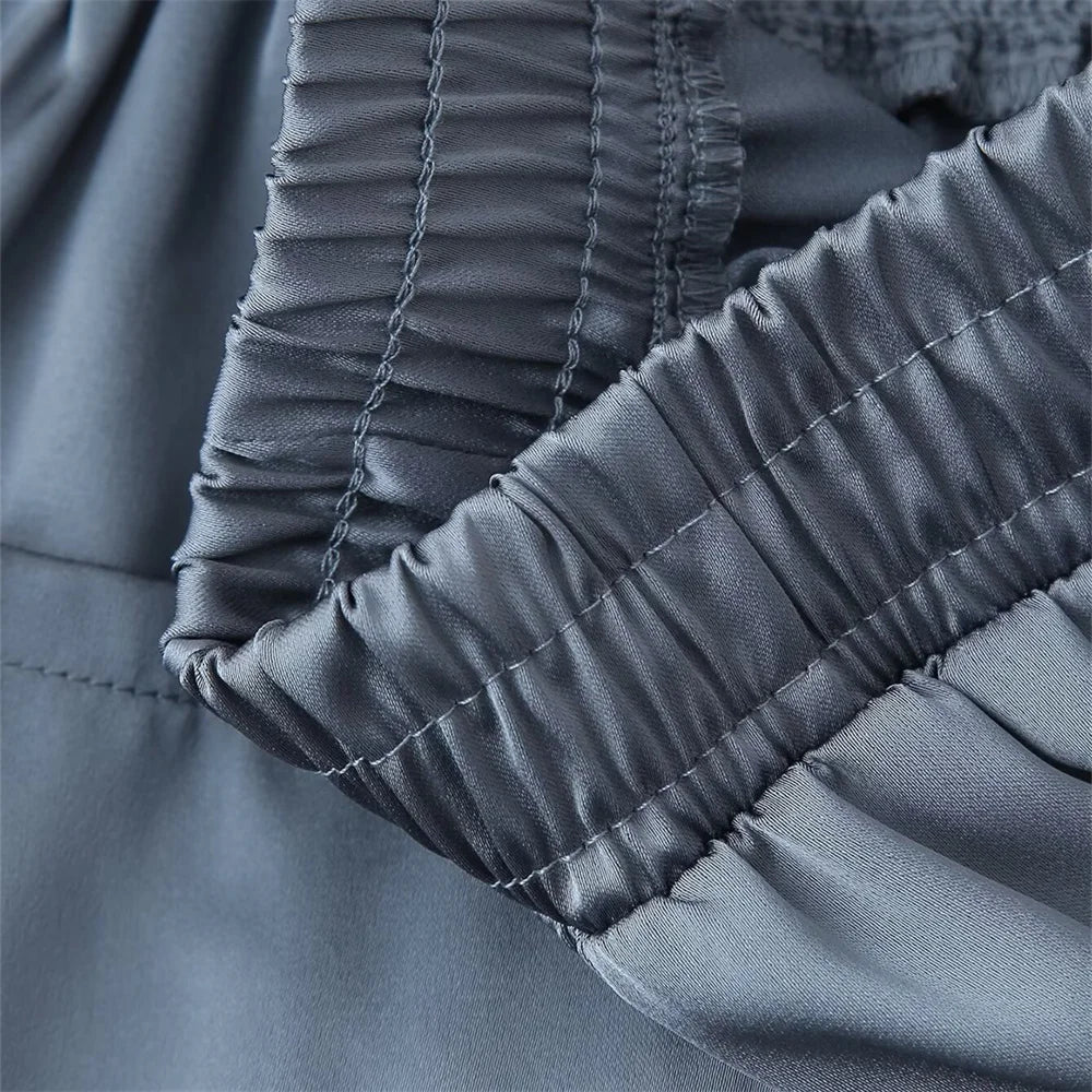 Summer New Product Women's Style Flip Collar with Beaded Embroidered Shirt, High Waist Straight Leg Pants Set