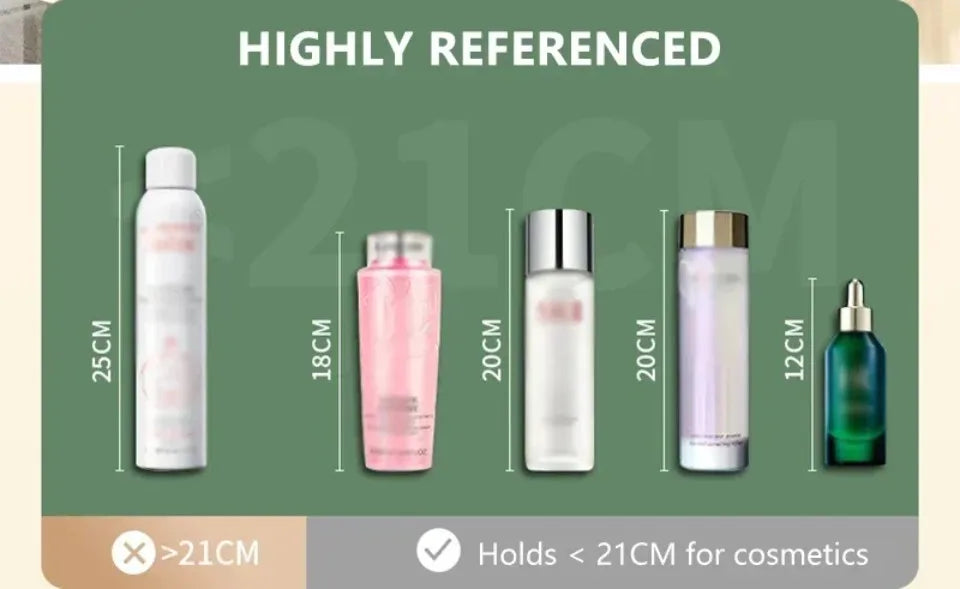 Desktop Makeup Organizer Transparent Jewelry Cosmetic Storage Box Dustproof Large Capacity Makeup Container Jewelry Lipstick Box.