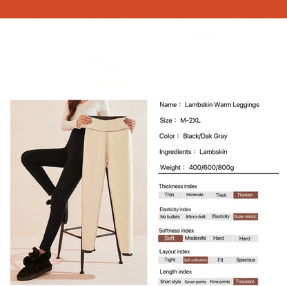 1pcs Winter Leggings Women Cotton Extra Thick Warm Pants Fashion Thermal Legging Slim Black Elastic High Waist Solid Leggings.