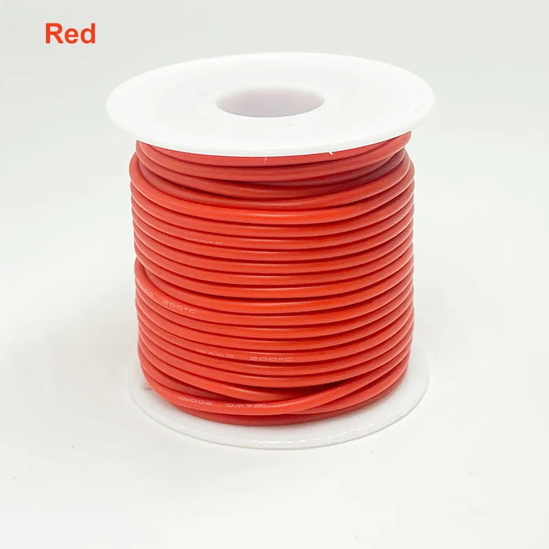 Soft Silicone Wire 16awg 18awg 20awg 22awg 24awg 26awg 28awg 30awg Stranded Tinned Copper High Temperature Cables.