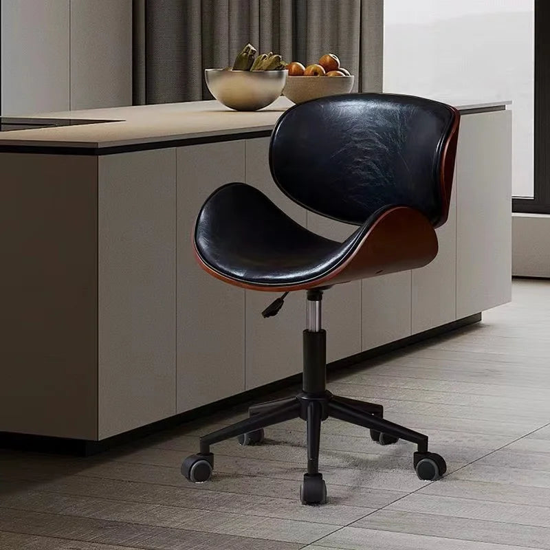 Massivholz Computer Stuhl Rückenlehne Hause Bequeme Langzeit Sitzen Gebrauchte Studie Stuhl Net Promi Lift Drehstuhl
