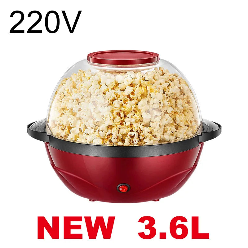Household 850W electric popcorn machine automatic hot Pipoqueir machine Home-made Diy Popcorn Movie Snack Sonifer Popper
