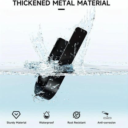 3-in-1-Toilettenpapierhalter zur Wandmontage mit Handtuchhalter und Haken – schwarzes Metall, platzsparendes Design für Badezimmer, Küche, Wohnzimmer