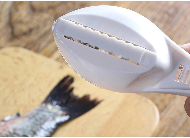 Fish Scale Scraper Fish Skin Brush Seafood Tools Fast Remove Fish Scraper Cleaning Knife Kitchen Accessories.