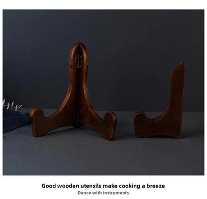 Square Wooden Serving Tray Hotel Style Ins round Corner Plate Wooden Material Jewelry Packaging And Display Tools.