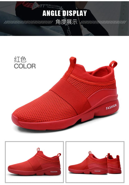 Men Shoes New Loafers Comfortable Fashion Mesh Man Casual Sneakers Couple Shoes Lightweight Non-slip Walking Footwear Size 48