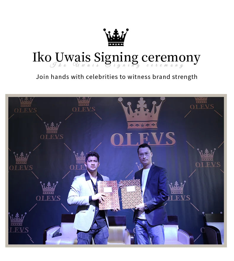 OLEVS 5877 Japan Quartz Movement Woman Watch Simple Elegant Luxury Rose Gold Ceramics Strap Waterproof Ladies Dress Wristwatch.