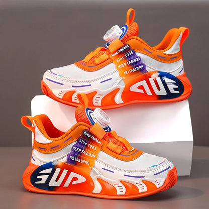 Autumn New Design Children Sneaker Boy Sports Shoes Fashion 4 To 12 Years Kids School Tennis Shoes Boy Casual Sneaker.