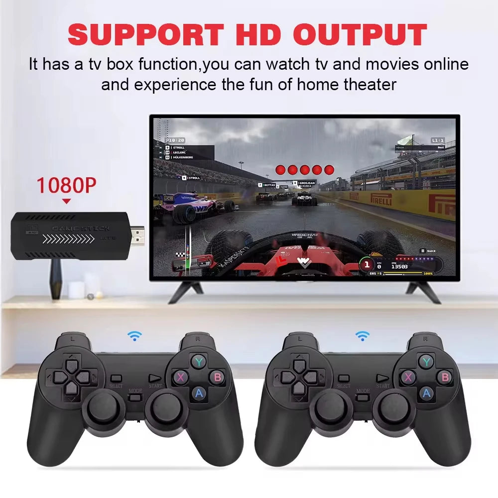 X2 Plus 256G 128G 64G GD10 Pro 4K Game Player 3D HD Retro Video Game Console Wireless Controller TV 50 Emulator For Kids Gifts.