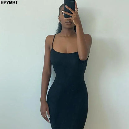 Satin Slip Sleeveless Backless Dünne Sexy Maxi Kleid 2022 Frühling Frauen Party Y2K Concise Bodycon Elegante Kleider Weibliche Kleidung.