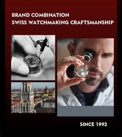 HANBORO men's fully automatic mechanical watch, roulette wheel, roulette wheel, men's watch 1001.