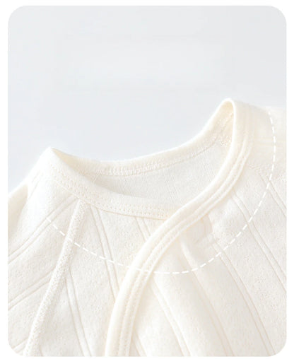 AYNIGIELL Frühling und Herbst 0-6 Monate Baby Strampler Neugeborene Mädchen Jungen 100 % Baumwolle Langarm Kleidung Säuglingsoverall.