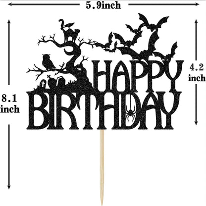 Halloween-Kuchenaufsatz, Geisterhandschloss, Spinnennetz, Kinder, alles Gute zum Geburtstag, Hochzeit, Party, Babyparty, Backen, Kuchen, Dessert, DIY-Dekoration.