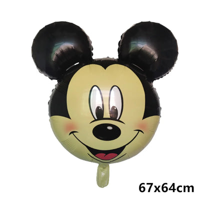 Mickey Minnie Folienballon Mickey Mouse Luftballons Minnie Geburtstag Party Dekor Kinderspielzeug Babyparty Ball Kinder Cartoon Geschenk