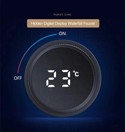 ASRAS Hidden Double Sinks Smart Purifying Kitchen Island Sinks Flip Cover Hidden 4mm Thickness Handmade kitchen Sinks