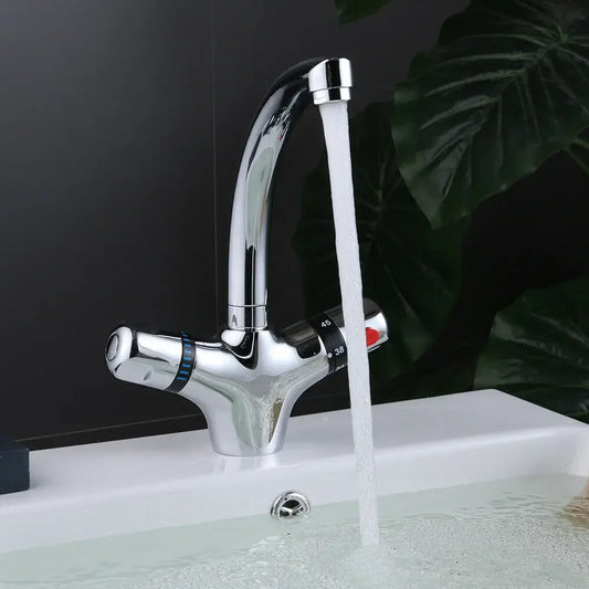 Thermostatic Tap Kitchen Sink Mixer Stainless Steel Tap