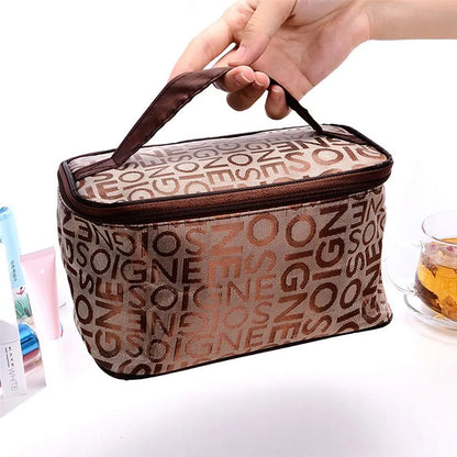 Storage Organizer Makeup Bag Convenient Large Capacity Makeup Accessory Cosmetic Pouch Waterproof Travel Cosmetic Bag Home.