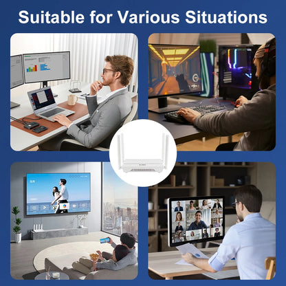 KuWFi AX3000 WiFi6 Router 3000Mbps 2.4GHz 5GHz Dual Band WiFi Router Gigabit WAN LAN Port AP Repeater Mode Support MESH VPN WPS.